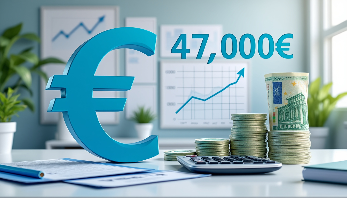 ​Quelle est la conversion en net d&rsquo;un salaire brut annuel de 47 000 € ?​